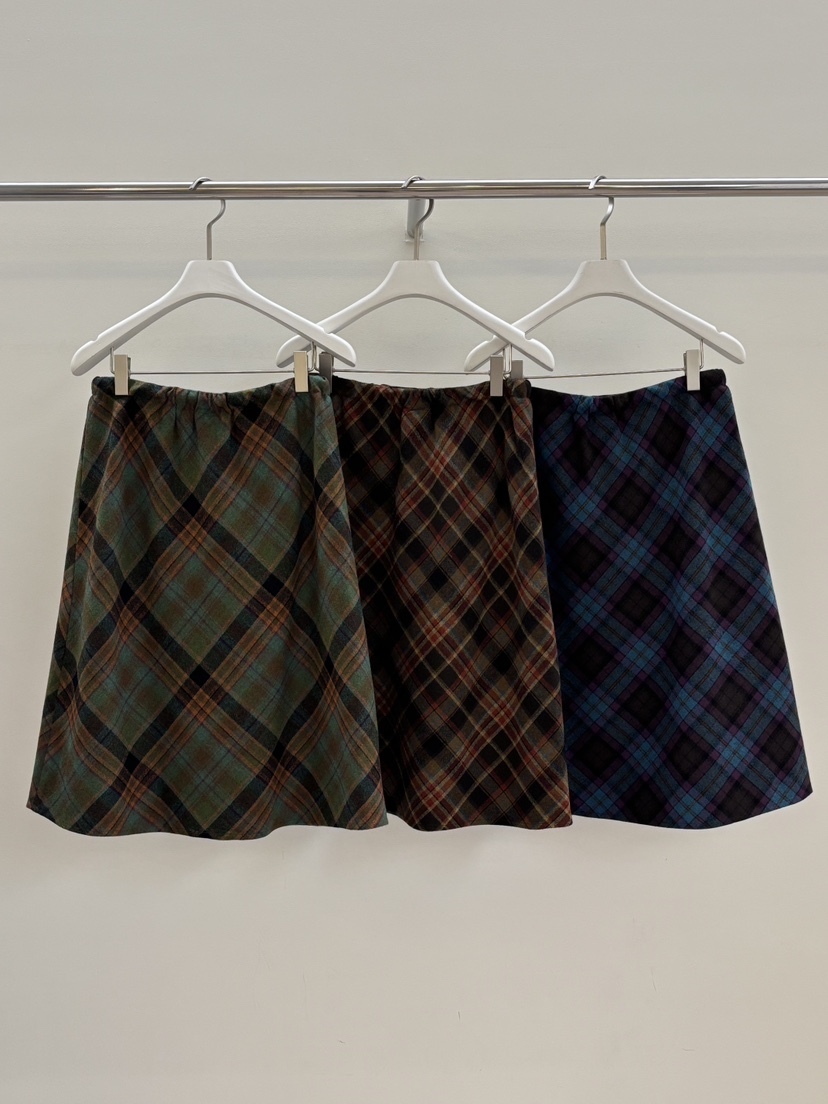 PEBBLE東大門㊣代購女裝新品人氣25秋冬職業時尚半身裙中短裙PEBBLE/LAYER半身裙/中短裙