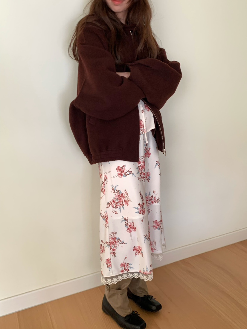 PEBBLE韓國代購㊣女士新款休閑時尚25秋冬熱賣真品職業長裙PEBBLE/LAYER長裙