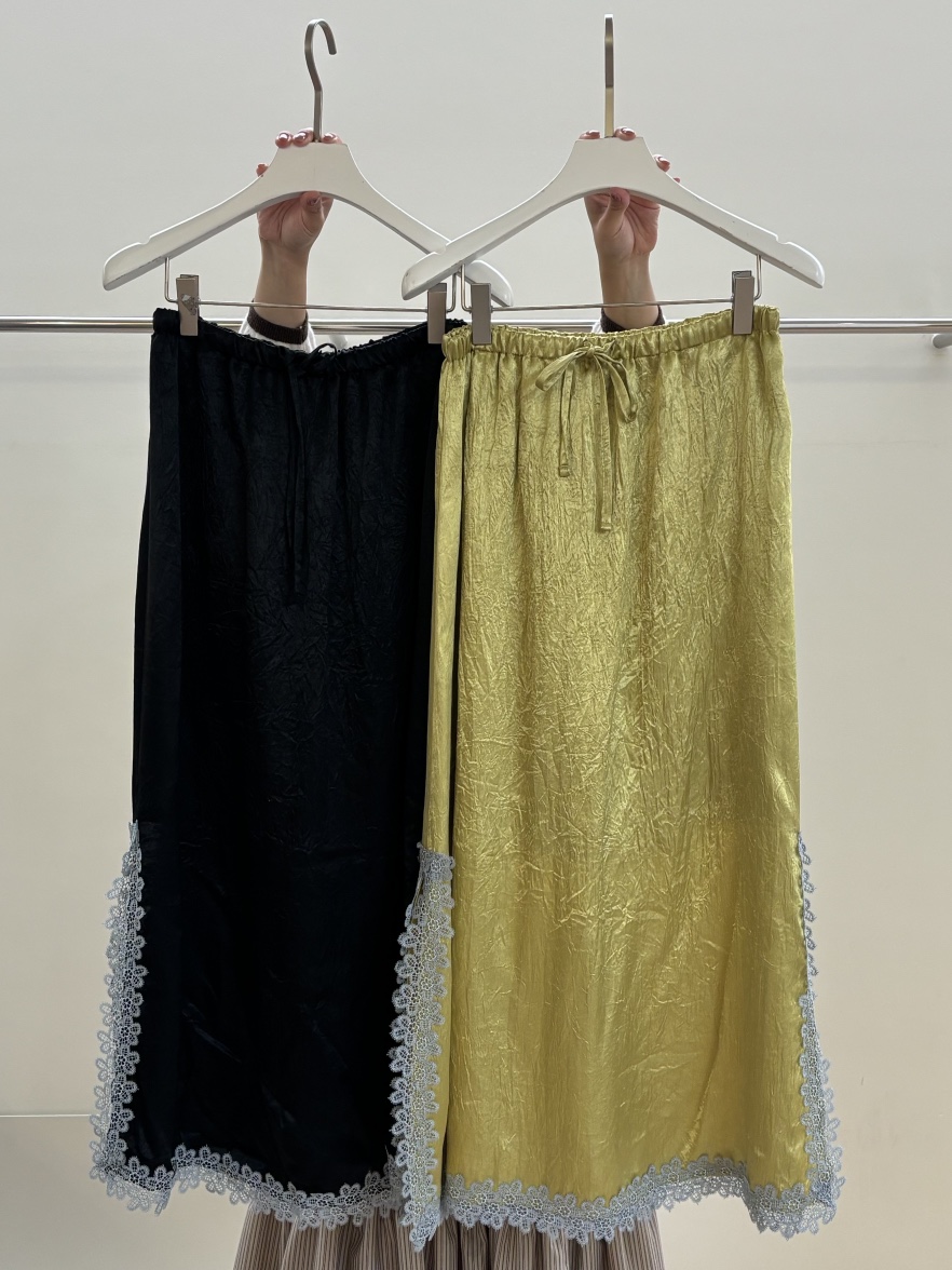 PEBBLE東大門㊣代購女裝新品真品25秋冬休閑人氣推薦職業長裙PEBBLE/LAYER長裙