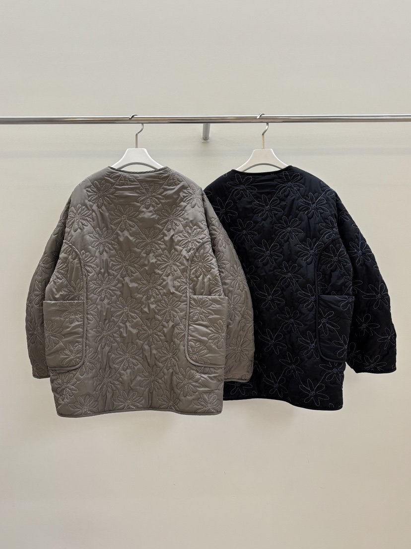 PEBBLE韓國直郵㊣女士新款熱賣真品推薦時尚25秋冬夾克刺繡絎縫PEBBLE/LAYER夾克