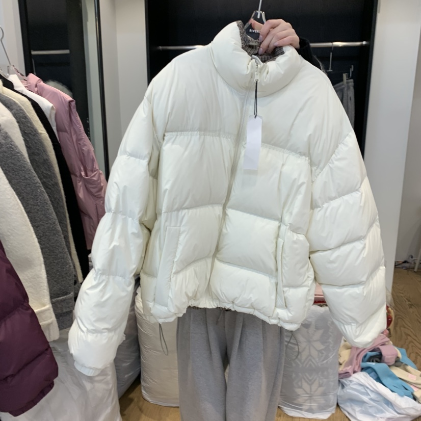 RIVEROOM東大門㊣實拍女士新品推薦職業熱賣短款羽絨服鵝絨RIVEROOM短款羽絨服圖色1