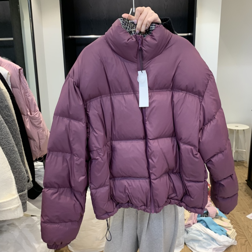RIVEROOM東大門㊣實拍女士新品推薦職業熱賣短款羽絨服鵝絨RIVEROOM短款羽絨服圖色2