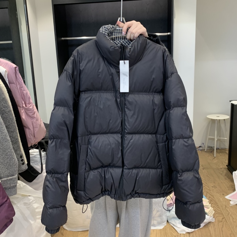 RIVEROOM東大門㊣實拍女士新品推薦職業熱賣短款羽絨服鵝絨RIVEROOM短款羽絨服圖色3