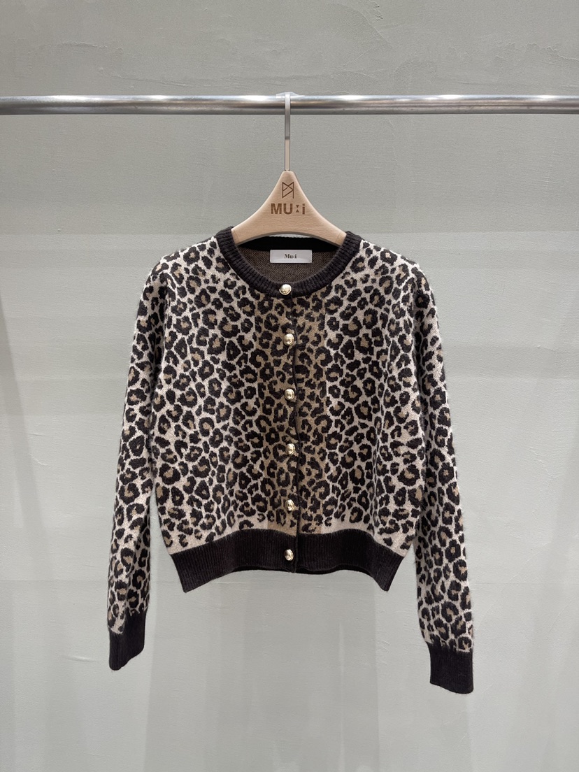 THE MUI東大門㊣直郵女士新款休閑推薦時尚熱賣夾克豹紋開衫THE MUI夾克圖色1