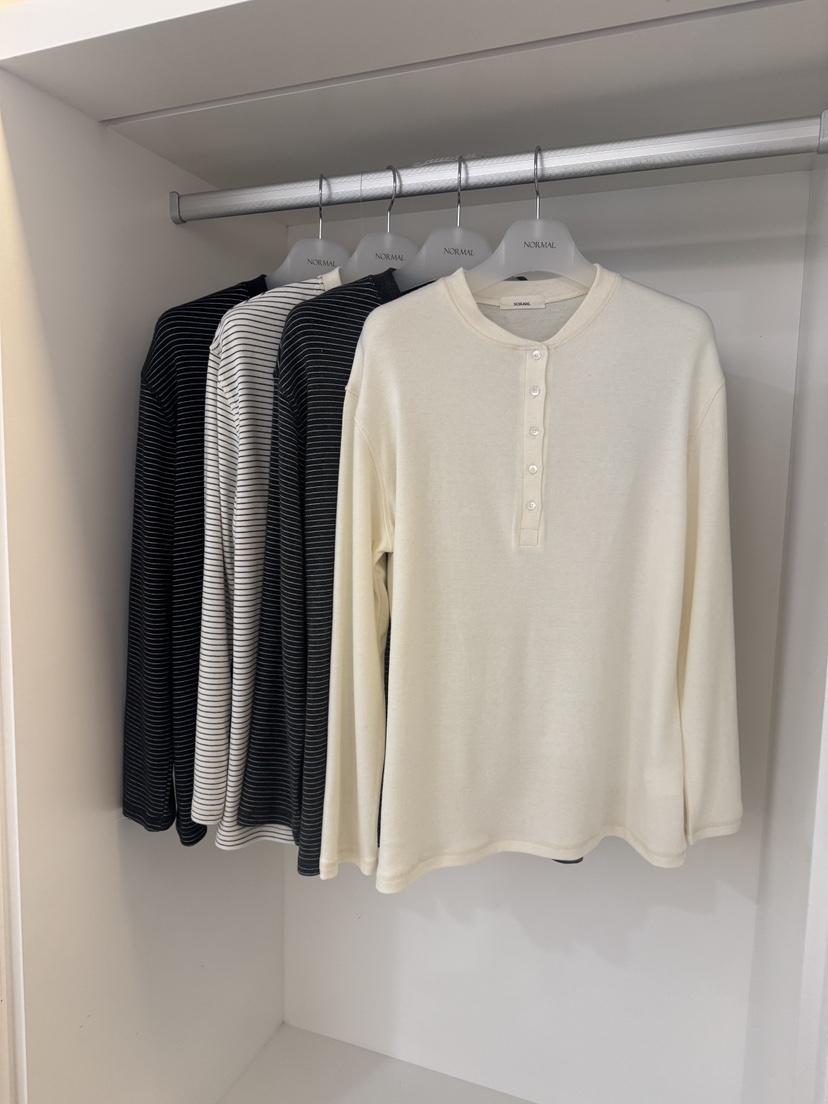 NORMAL韓國直郵㊣女士新款人氣職業真品推薦時尚休閑長袖T恤NORMAL長袖T恤