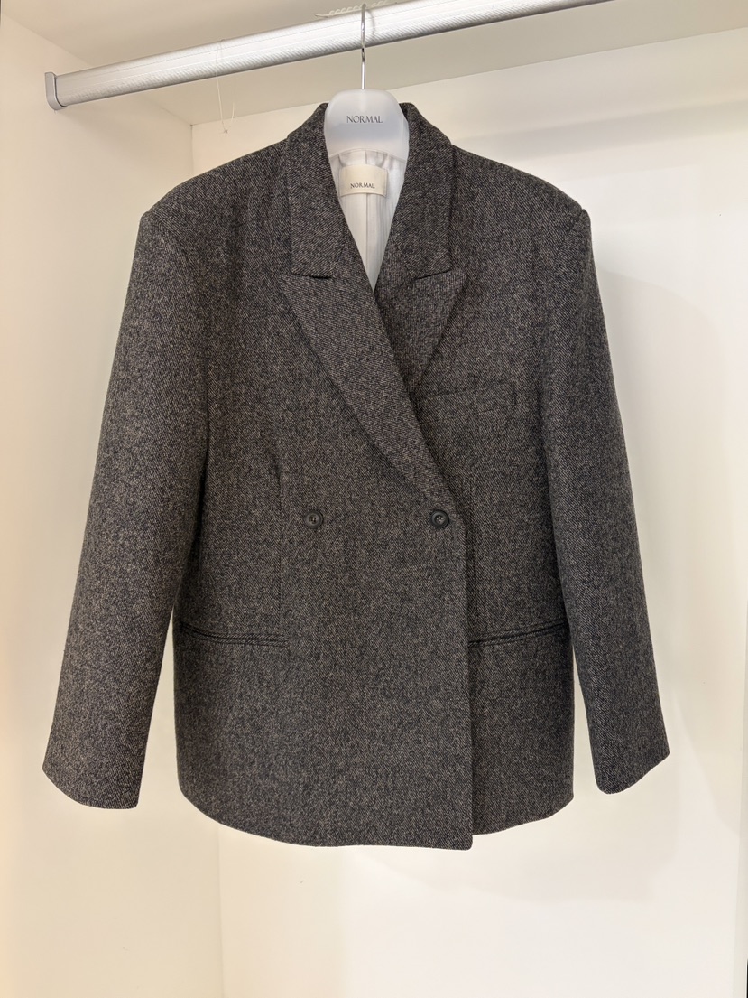 NORMAL韓國代購㊣女裝新款休閑熱賣職業25秋冬人氣推薦夾克NORMAL夾克圖色1