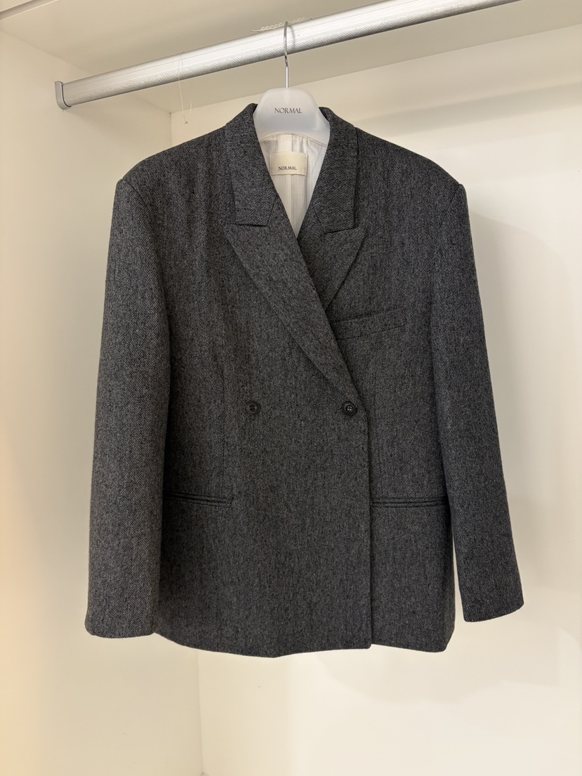 NORMAL韓國代購㊣女裝新款休閑熱賣職業25秋冬人氣推薦夾克NORMAL夾克圖色2