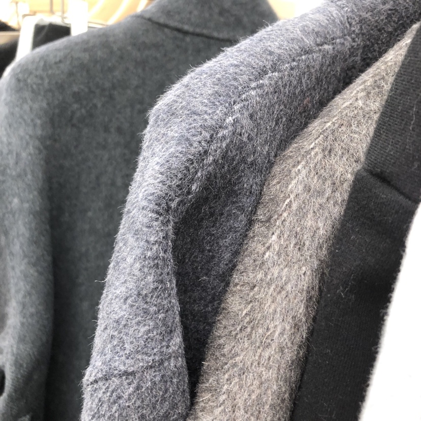 MOI-A東大門㊣實拍女士新款休閑職業真品短款大衣手工高領MOI-A短款大衣