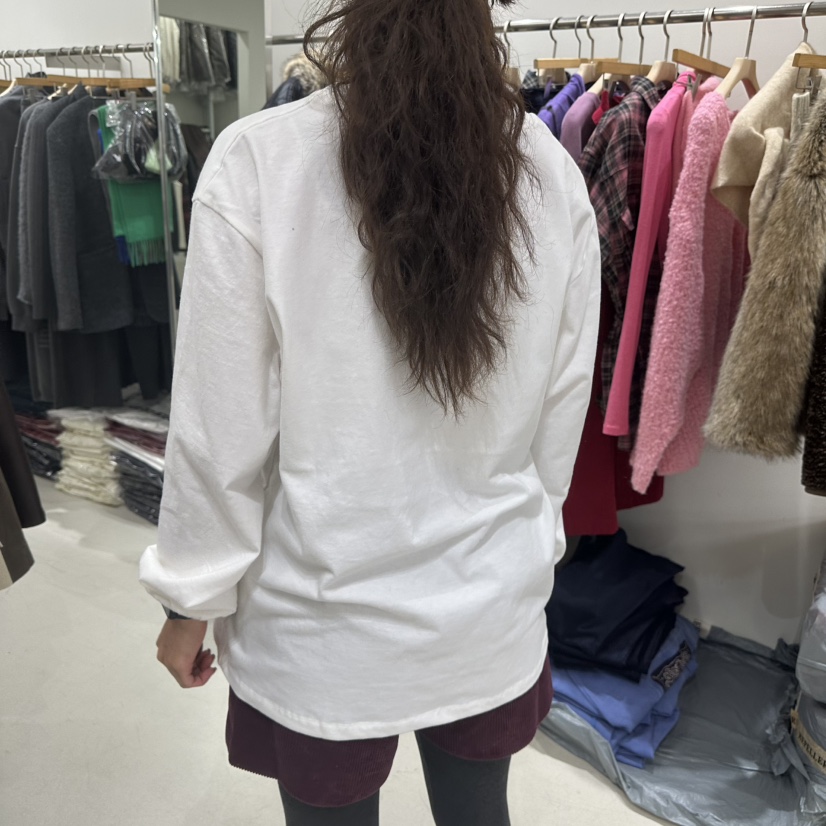 REPELLER韓國代購㊣女裝新款熱賣25秋冬人氣推薦職業長袖T恤REPELLER長袖T恤