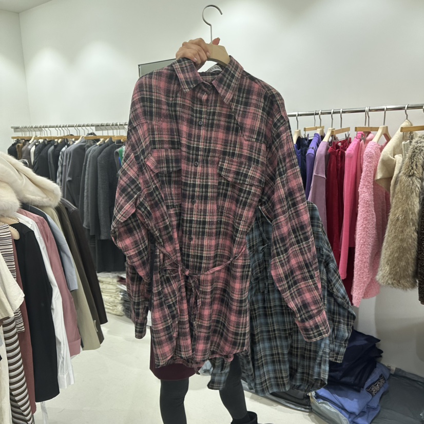 REPELLER韓國直郵㊣女士新品真品職業時尚襯衫蕾絲衫口袋套裝REPELLER襯衫/蕾絲衫圖色1