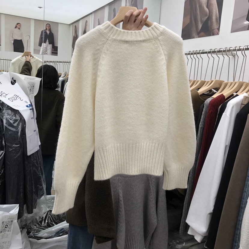 MOI-A韓國直郵㊣女士新品25秋冬時尚熱賣人氣推薦毛衣安哥拉MOI-A毛衣