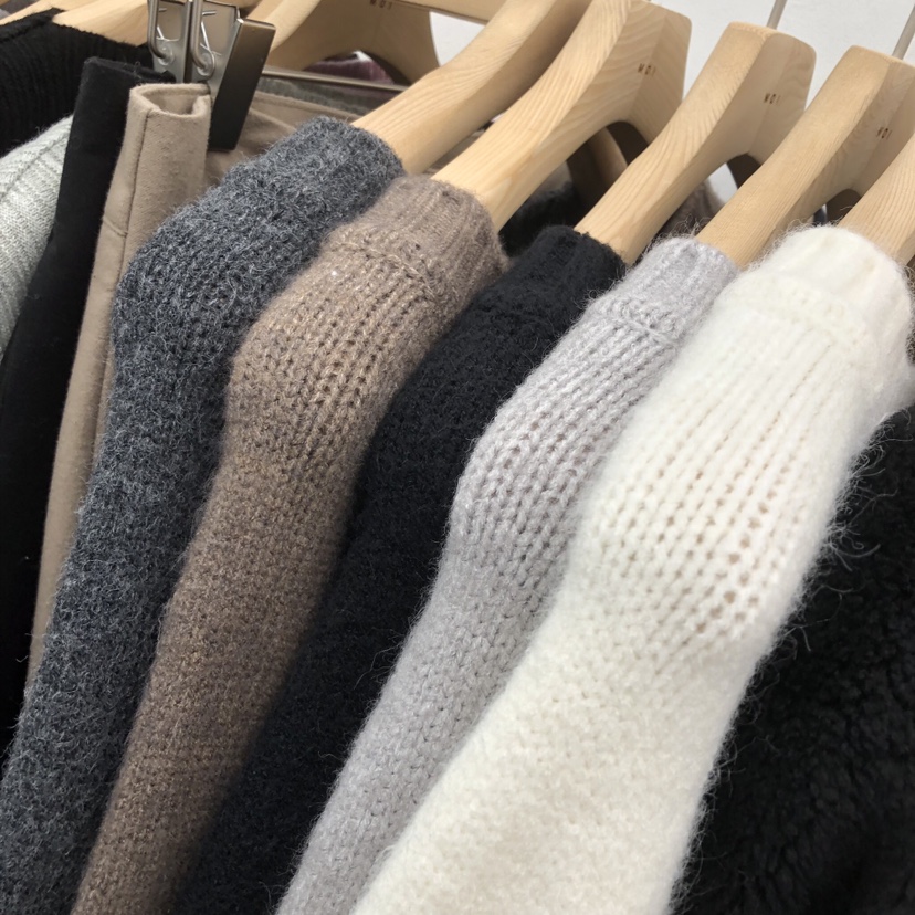 MOI-A韓國直郵㊣女士新品25秋冬時尚熱賣人氣推薦毛衣安哥拉MOI-A毛衣