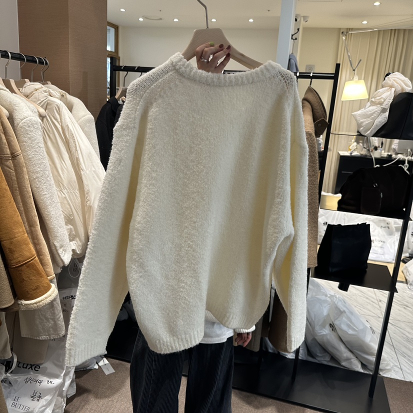 LE BUTTER東大門㊣實拍女裝新款休閑時尚真品人氣毛衣羊駝LE BUTTER毛衣