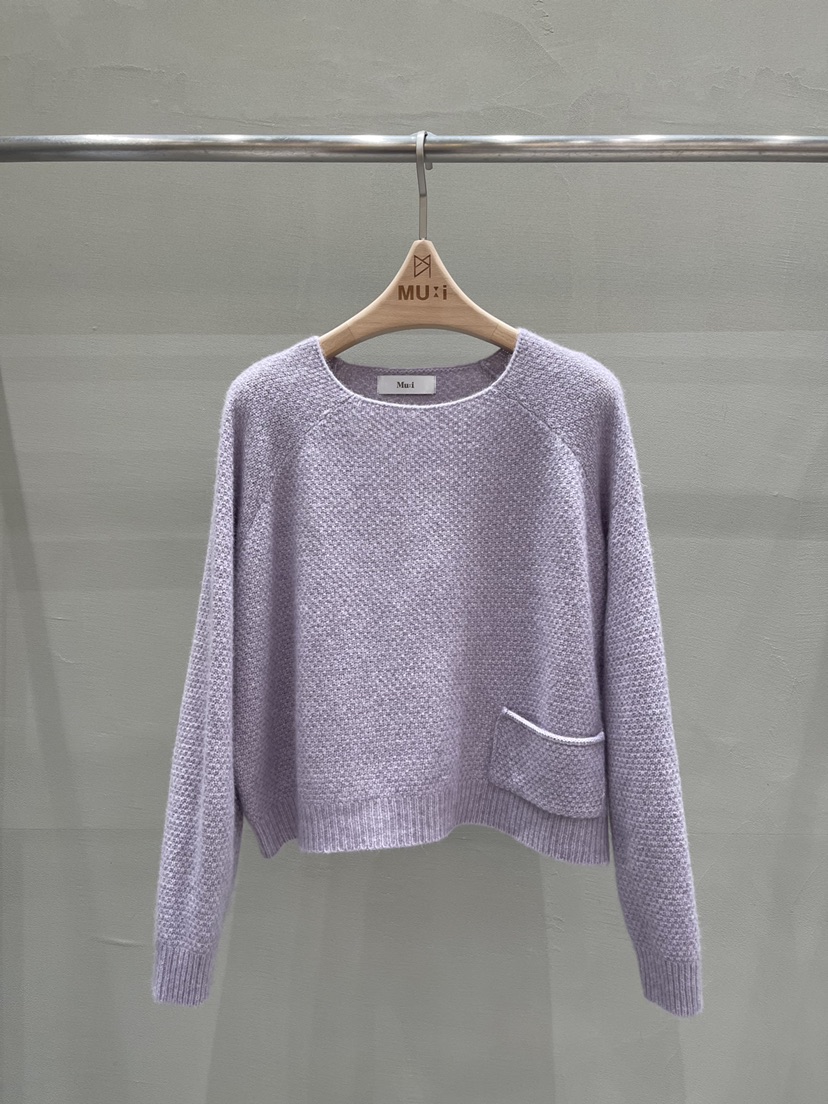 THE MUI韓國直郵㊣女裝新品休閑真品25秋冬針織衫短款針織THE MUI針織衫圖色1