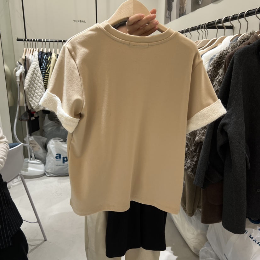 YUNBAL韓國直郵㊣女裝新品推薦職業休閑真品熱賣25秋冬人氣T恤YUNBALT恤