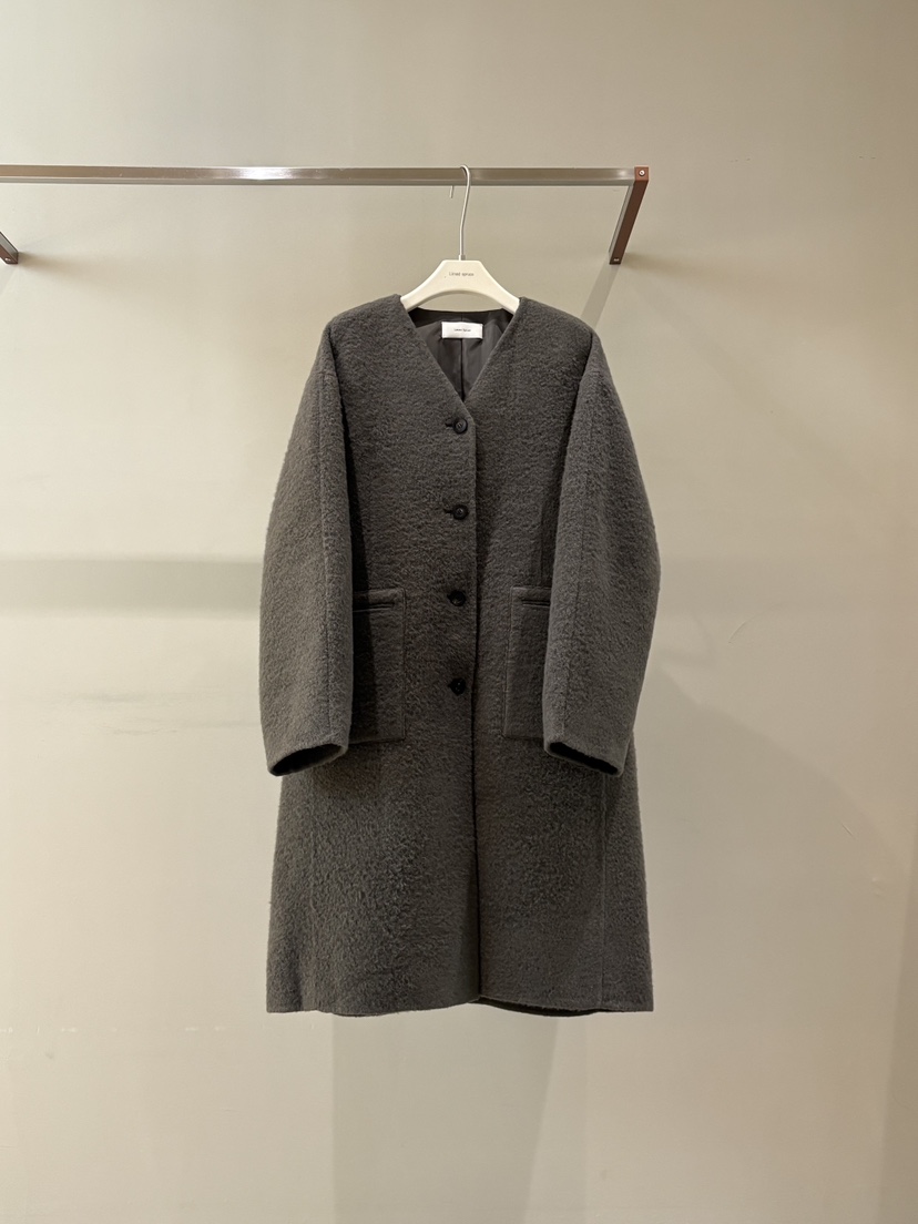 LIMED SPRUCE東大門㊣直郵女裝新款推薦25秋冬真品中長款大衣LIMED SPRUCE中長款大衣圖色2