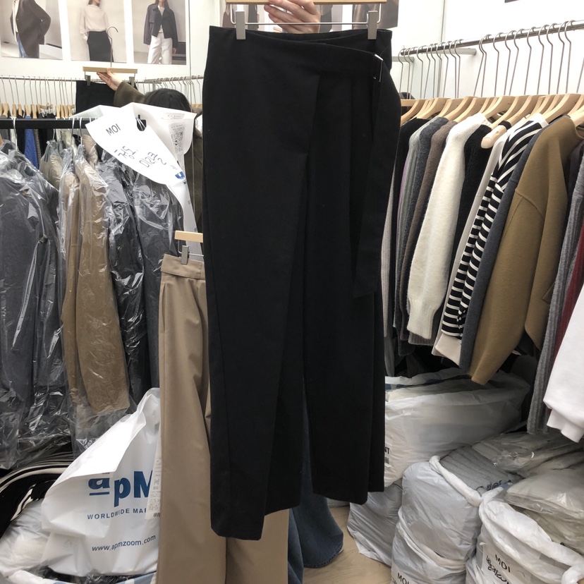 MOI-A東大門㊣直郵女士新品真品推薦職業25秋冬休閑褲腰帶MOI-A休閑褲圖色2