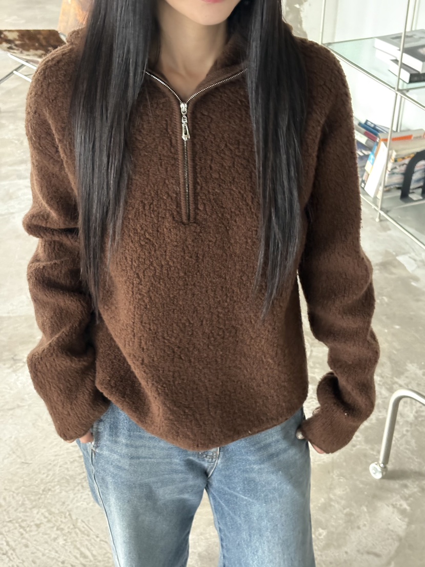 Verbena韓國代購㊣女裝新款推薦真品職業25秋冬人氣時尚針織衫Verbena針織衫