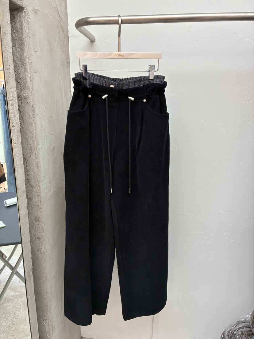 Verbena韓國代購㊣女裝新品推薦真品時尚25秋冬休閑褲燈芯絨Verbena休閑褲圖色2