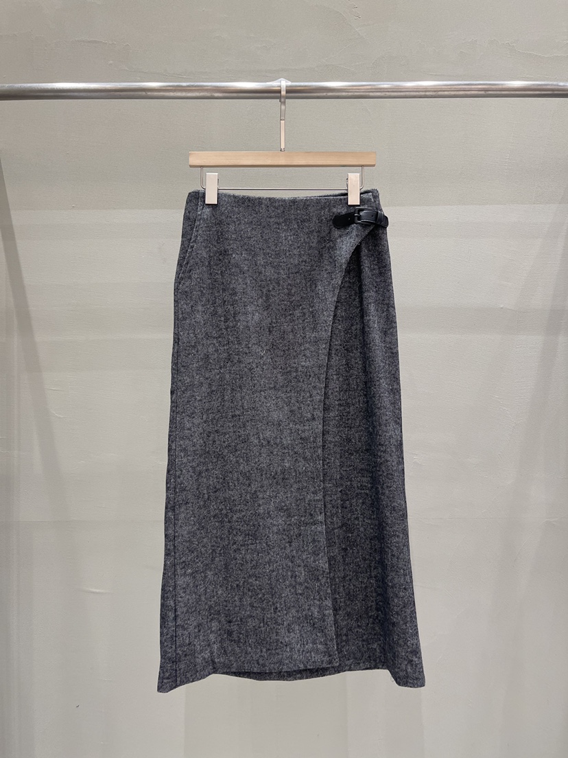 THE MUI東大門㊣實拍女裝新品真品推薦職業時尚長裙人字紋THE MUI長裙圖色2