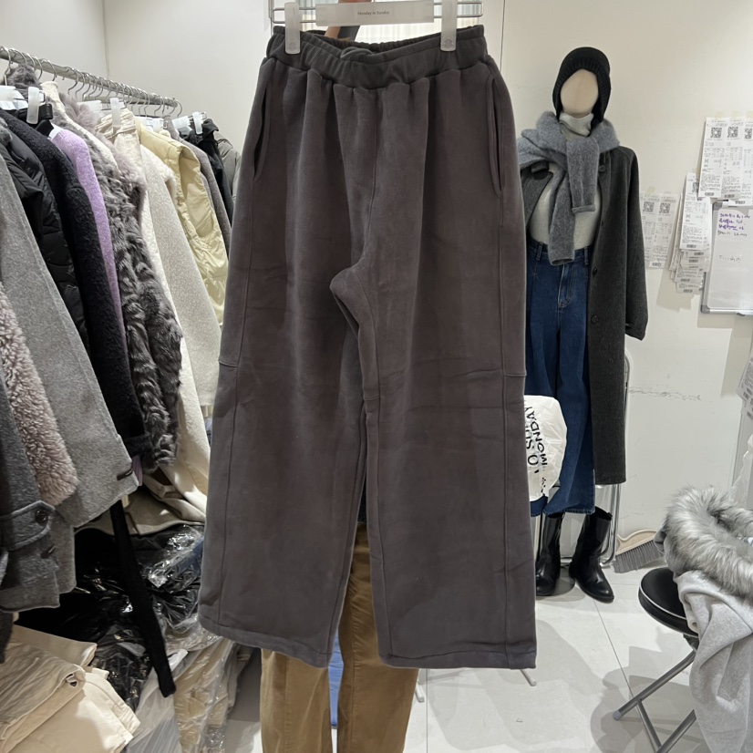 MONDAY TO SUNDAY東大門㊣實拍女裝新品真品人氣休閑褲加絨MONDAY TO SUNDAY休閑褲圖色2