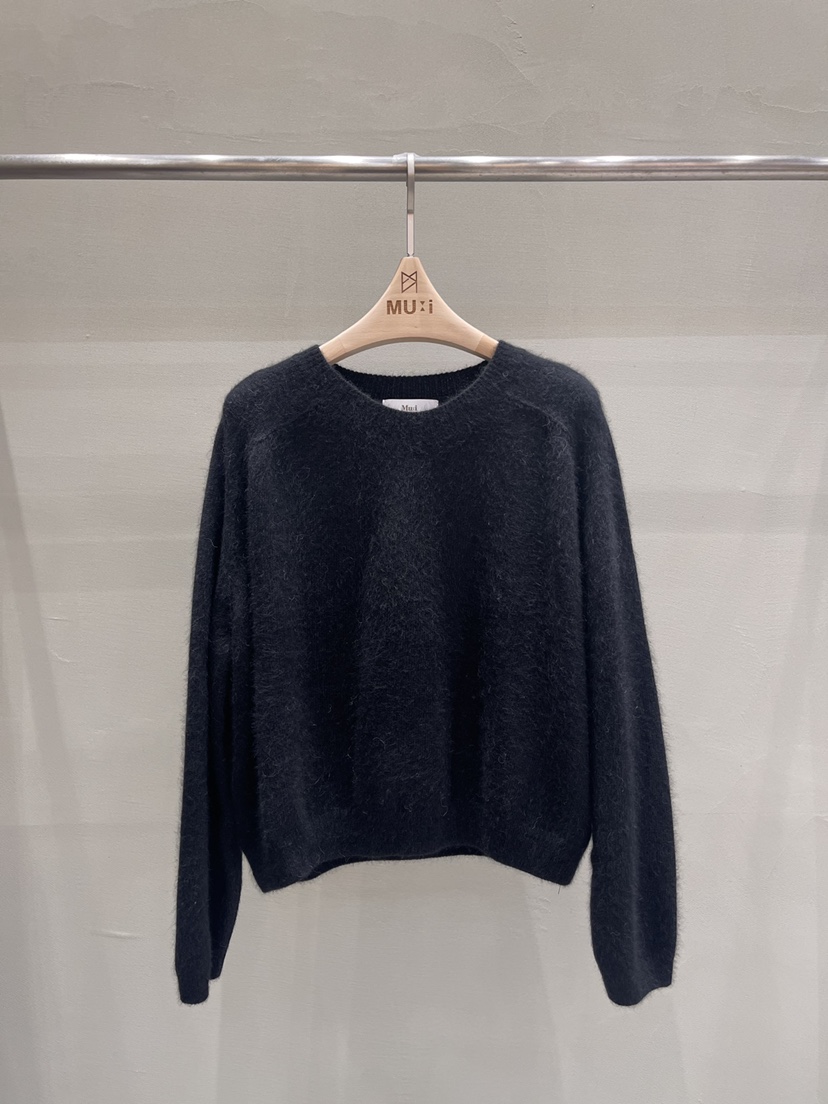 THE MUI韓國直郵㊣女士新品人氣推薦25秋冬時尚熱賣針織衫THE MUI針織衫圖色4黑色