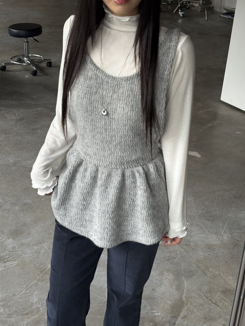 Verbena韓國代購㊣女裝新款25秋冬休閑時尚吊帶背心不含內搭Verbena吊帶/背心