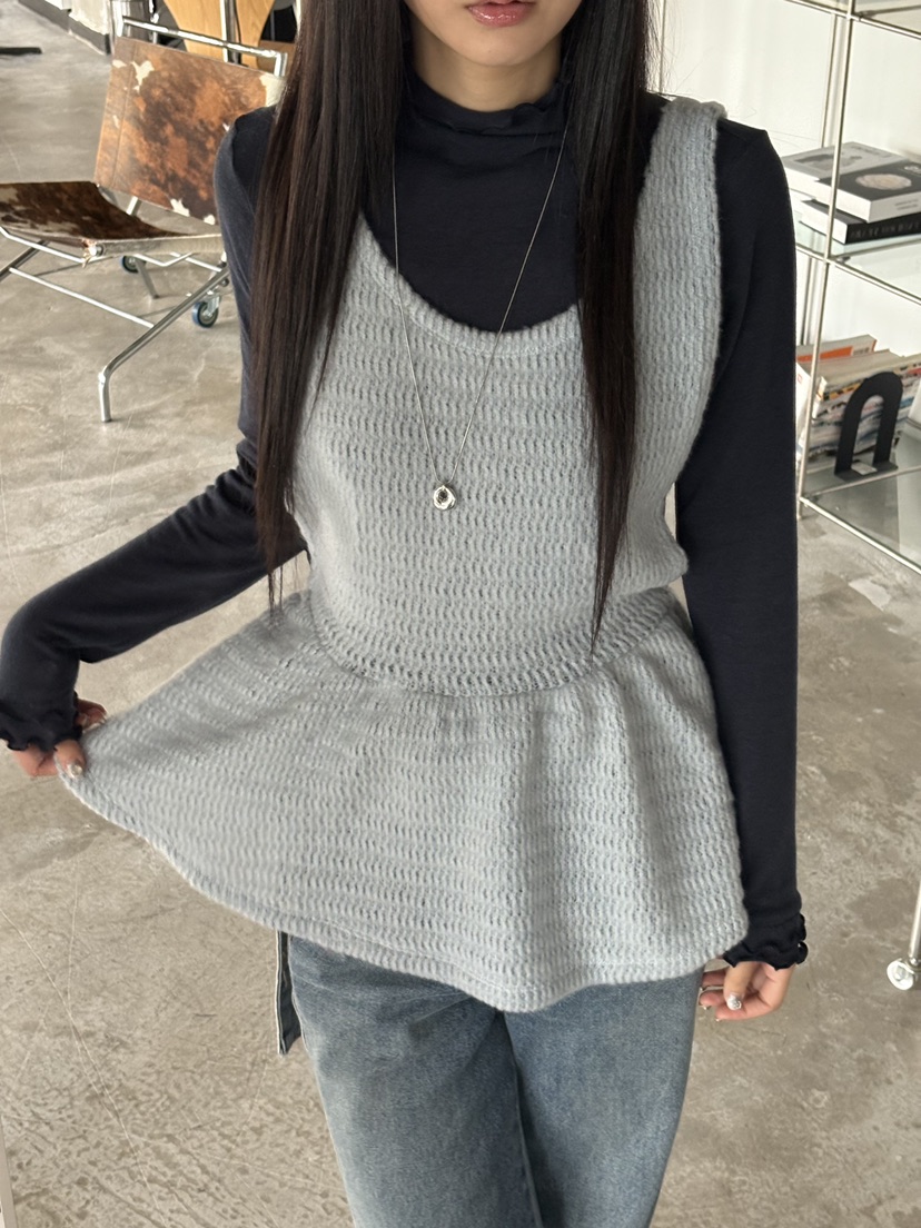 Verbena韓國代購㊣女裝新款25秋冬休閑時尚吊帶背心不含內搭Verbena吊帶/背心