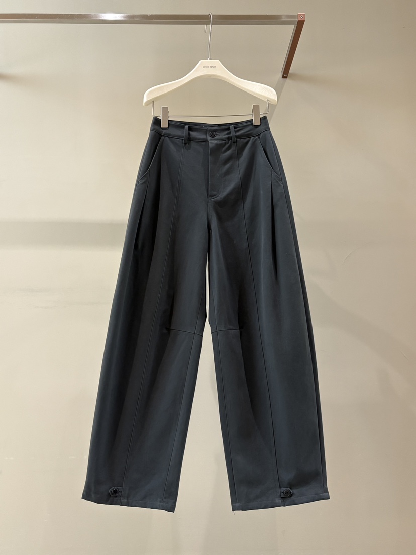 LIMED SPRUCE東大門㊣代購女裝新款休閑25秋冬人氣時尚休閑褲LIMED SPRUCE休閑褲圖色1墨色