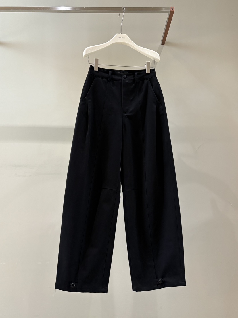 LIMED SPRUCE東大門㊣代購女裝新款休閑25秋冬人氣時尚休閑褲LIMED SPRUCE休閑褲圖色2黑色