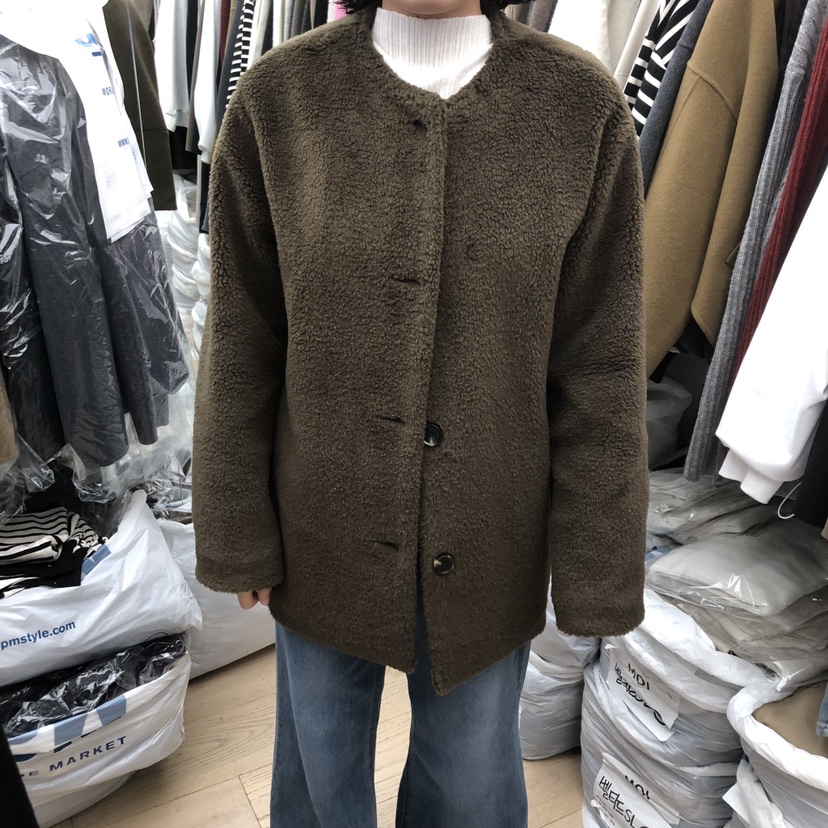 MOI-A東大門㊣實拍女士新品熱賣職業25秋冬真品休閑推薦夾克MOI-A夾克圖色1