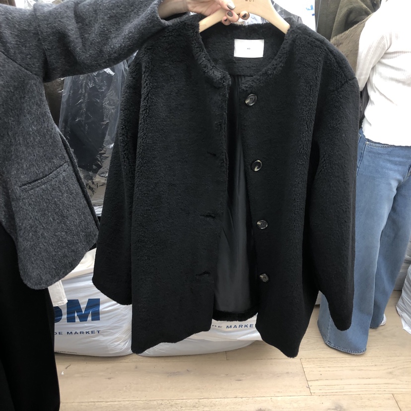 MOI-A東大門㊣實拍女士新品熱賣職業25秋冬真品休閑推薦夾克MOI-A夾克圖色2