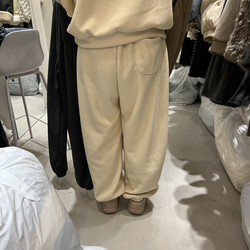 YUNBAL韓國代購㊣女裝新款時尚休閑職業真品25秋冬休閑褲保暖YUNBAL休閑褲