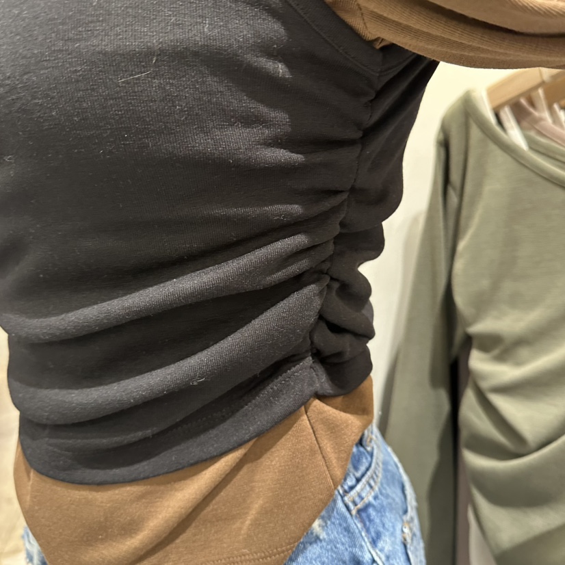 VINTAGE VIBE東大門㊣直郵女士新款人氣推薦長袖T恤假兩件VINTAGE VIBE長袖T恤