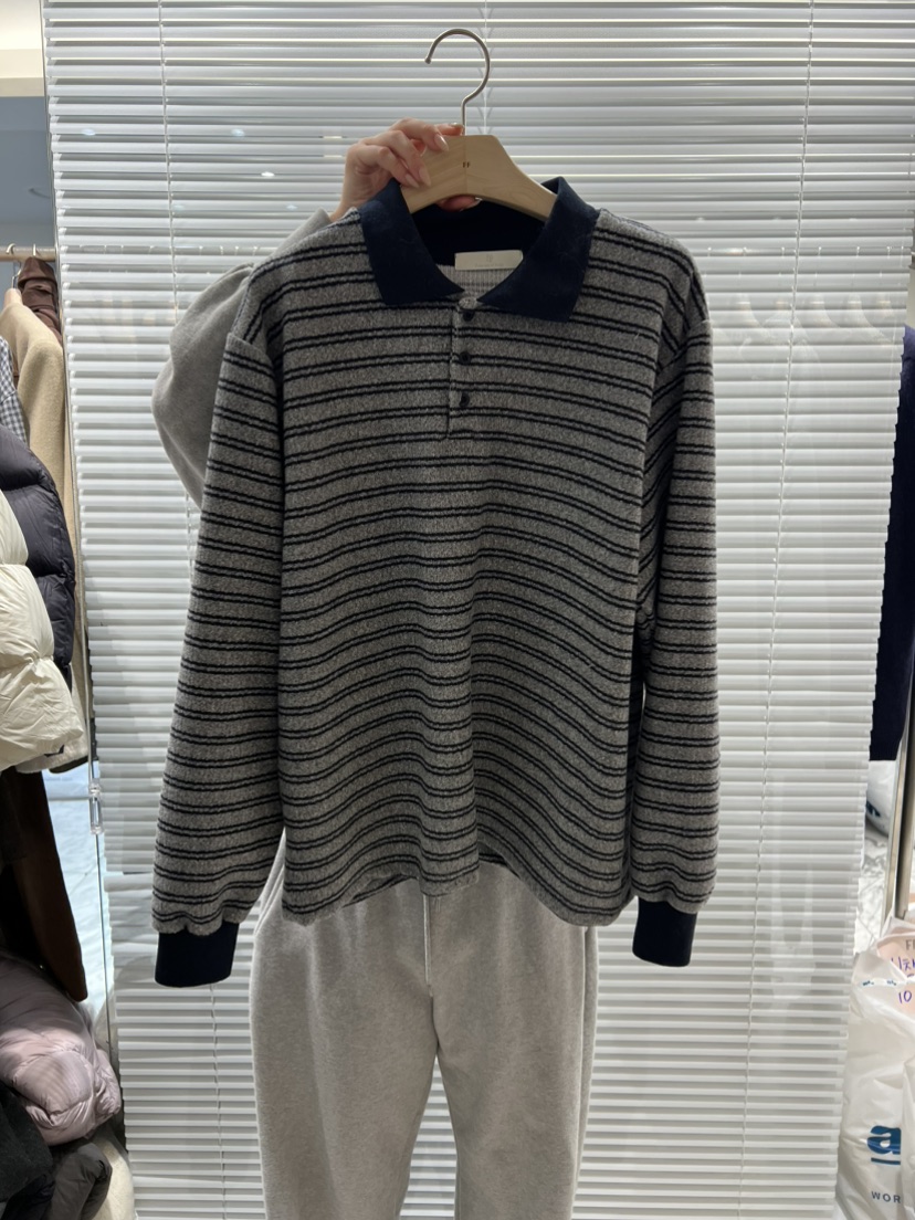 FF韓國直郵㊣女士新款人氣25秋冬時尚真品職業推薦衛衣抓絨FF/SUNDAY衛衣圖色1