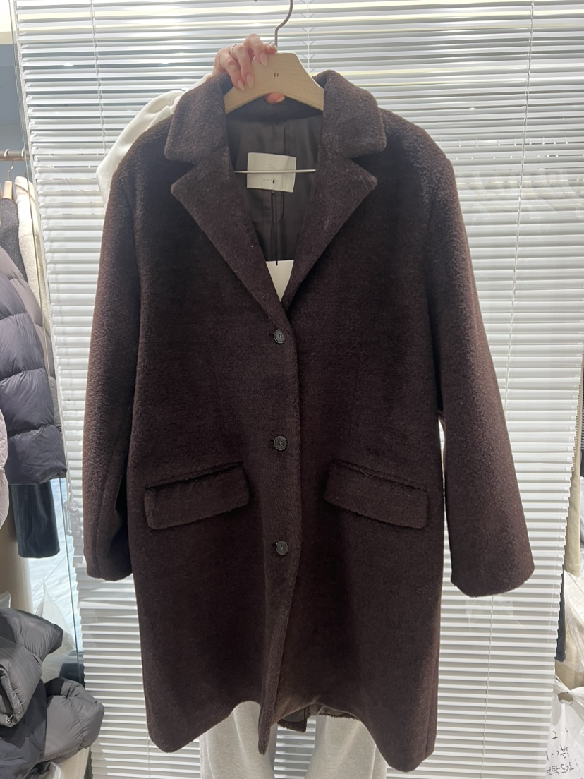 FF東大門㊣直郵女士新品真品時尚人氣熱賣25秋冬中長款大衣羊毛FF/SUNDAY中長款大衣圖色2