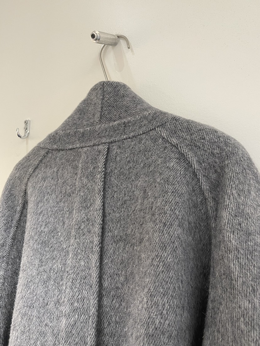 OBSESS東大門㊣代購女裝新品休閑時尚中長款大衣含腰帶手工OBSESS/EARLY BIRD中長款大衣