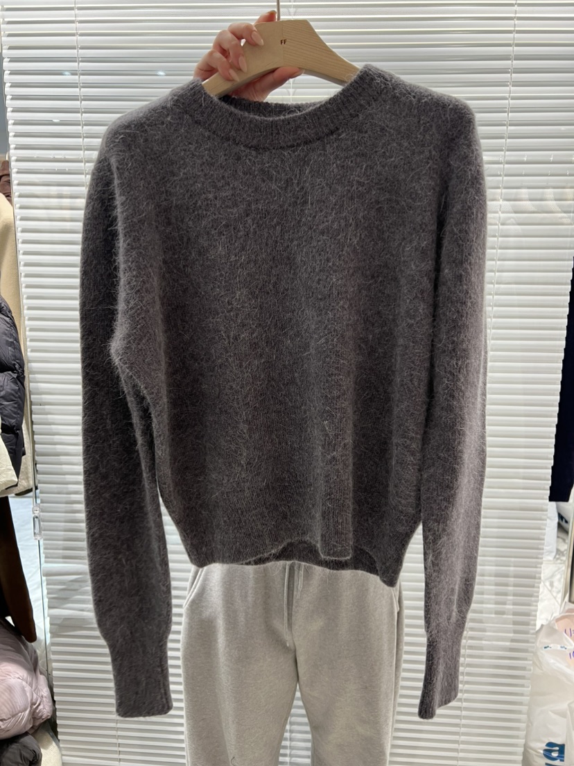 FF東大門㊣直郵女士新品職業推薦25秋冬人氣針織衫安哥拉羊毛FF/SUNDAY針織衫圖色2