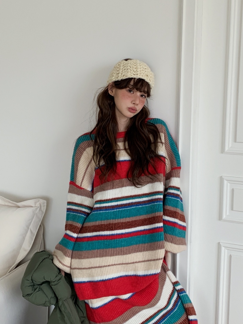 JKICHI東大門㊣代購女士新品休閑推薦真品人氣熱賣25秋冬針織衫JKICHI針織衫