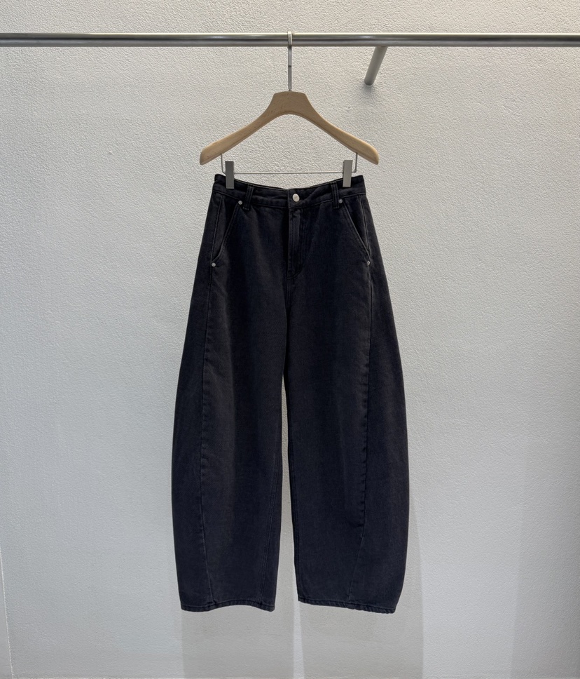 ABLERING東大門㊣直郵女士新品職業真品推薦休閑牛仔褲加絨ABLE STANDARD/ABLERING牛仔褲圖色2