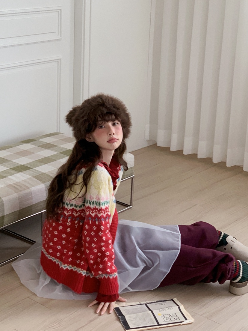 JKICHI東大門㊣代購女裝新款25秋冬熱賣休閑針織衫不含內搭JKICHI針織衫