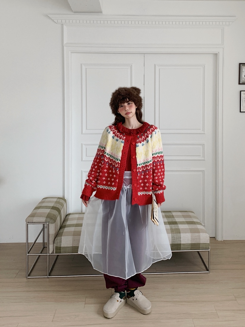 JKICHI東大門㊣代購女裝新款25秋冬熱賣休閑針織衫不含內搭JKICHI針織衫