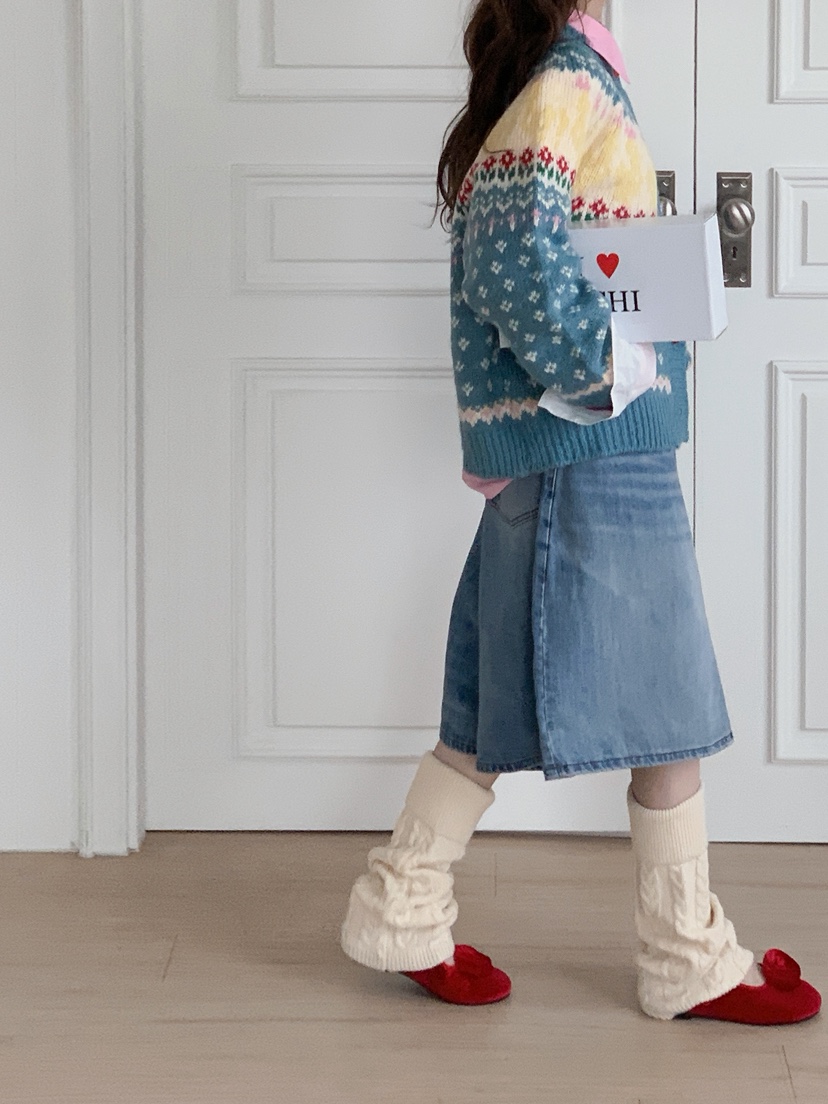 JKICHI東大門㊣代購女裝新款25秋冬熱賣休閑針織衫不含內搭JKICHI針織衫