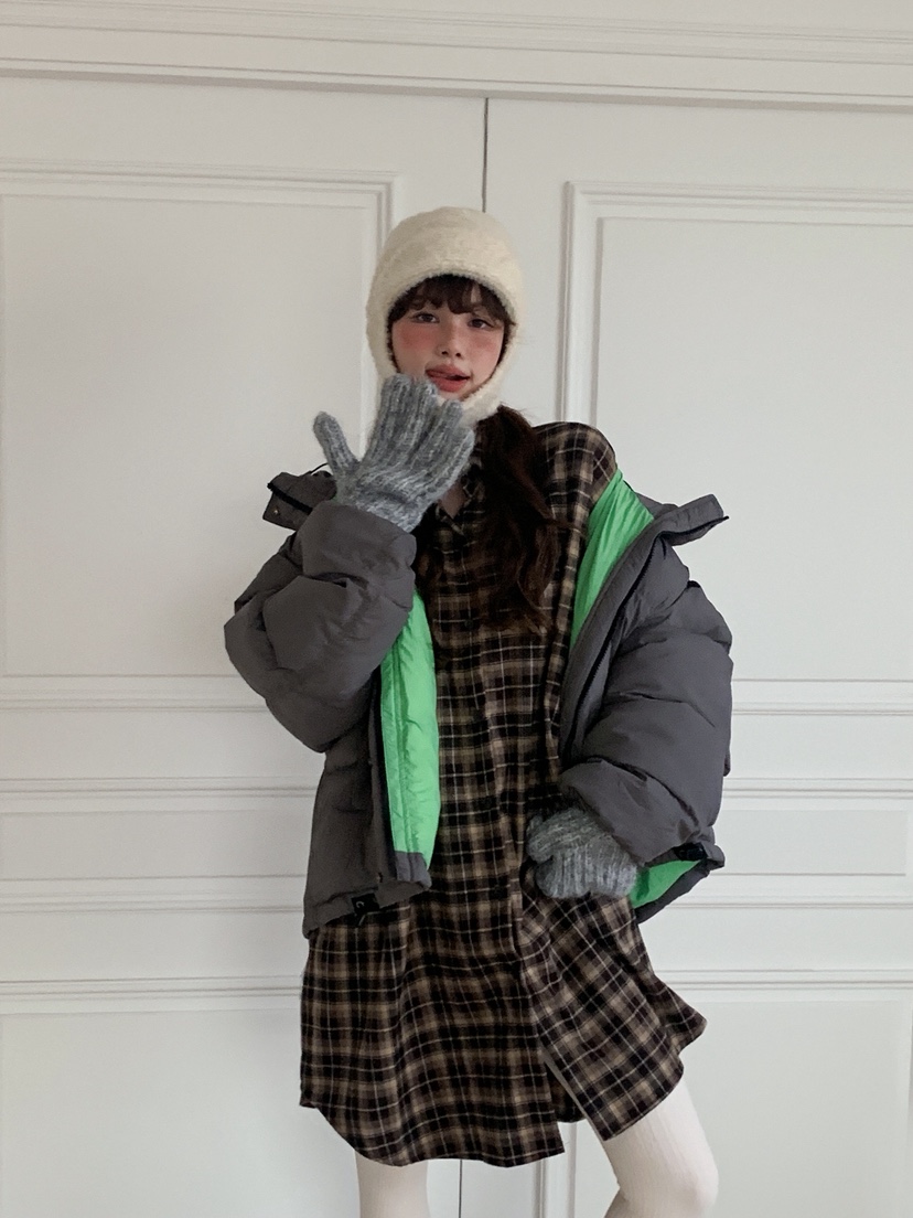 JKICHI韓國直郵㊣女裝新品真品時尚25秋冬人氣短款羽絨服填充JKICHI短款羽絨服