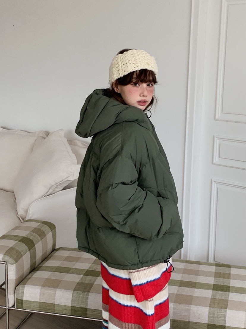 JKICHI韓國直郵㊣女裝新品真品時尚25秋冬人氣短款羽絨服填充JKICHI短款羽絨服