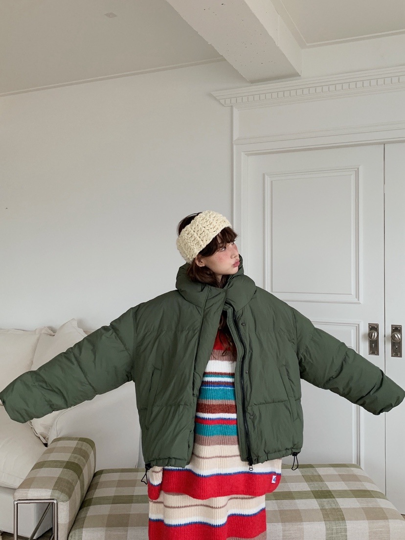 JKICHI韓國直郵㊣女裝新品真品時尚25秋冬人氣短款羽絨服填充JKICHI短款羽絨服