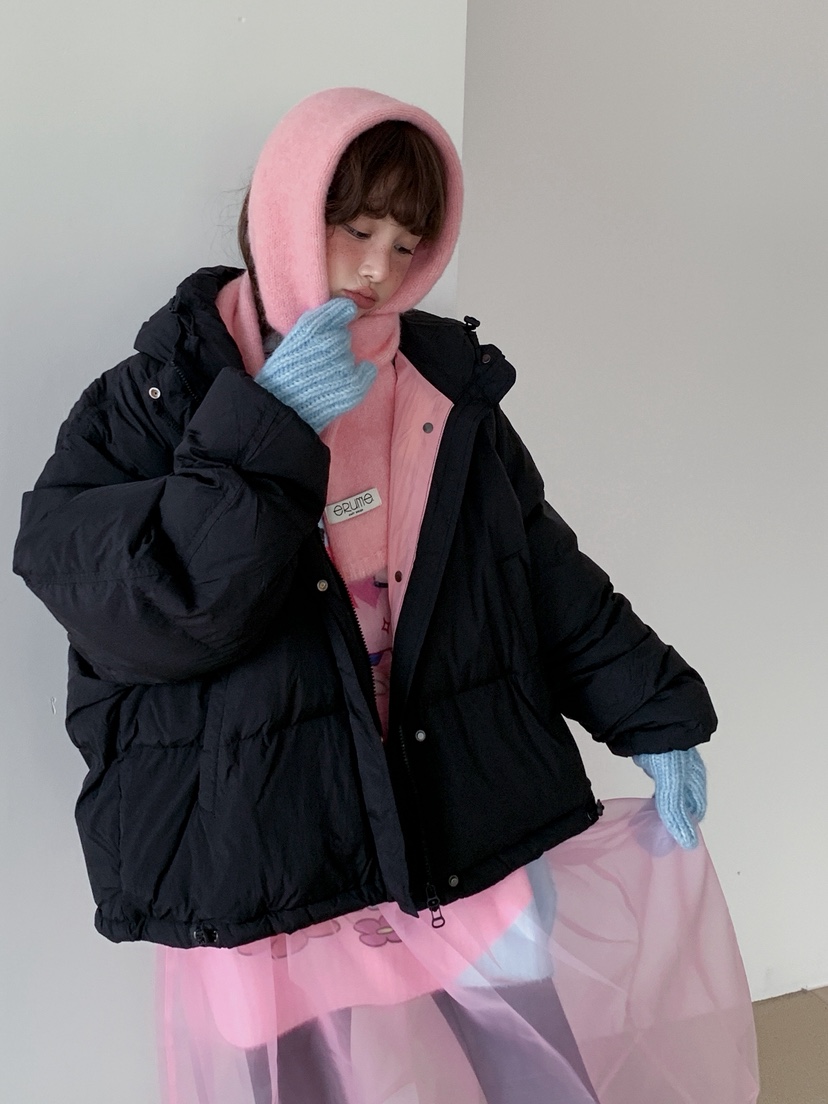 JKICHI韓國直郵㊣女裝新品真品時尚25秋冬人氣短款羽絨服填充JKICHI短款羽絨服