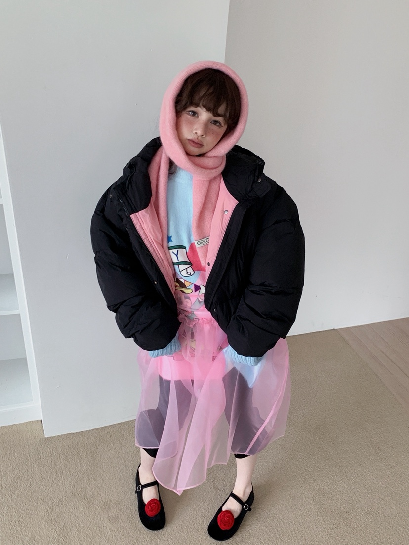 JKICHI韓國直郵㊣女裝新品真品時尚25秋冬人氣短款羽絨服填充JKICHI短款羽絨服