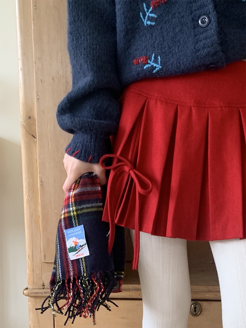 JKICHI東大門㊣代購女士新品休閑人氣職業推薦25秋冬短裙褶皺JKICHI短裙