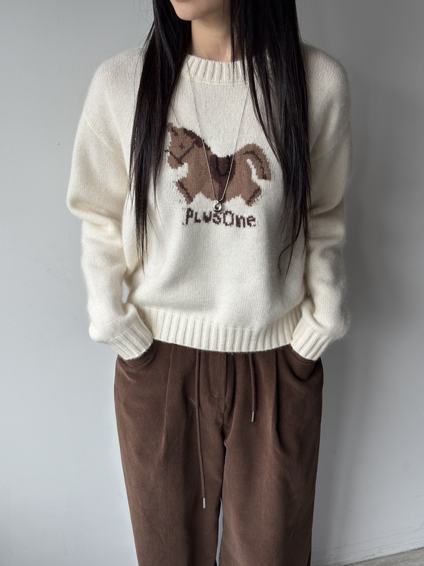 Verbena東大門㊣實拍女士新款25秋冬真品熱賣休閑推薦針織衫Verbena針織衫